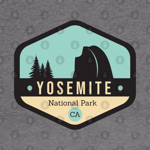 Yosemite National Park Badge by CloudWalkerDesigns